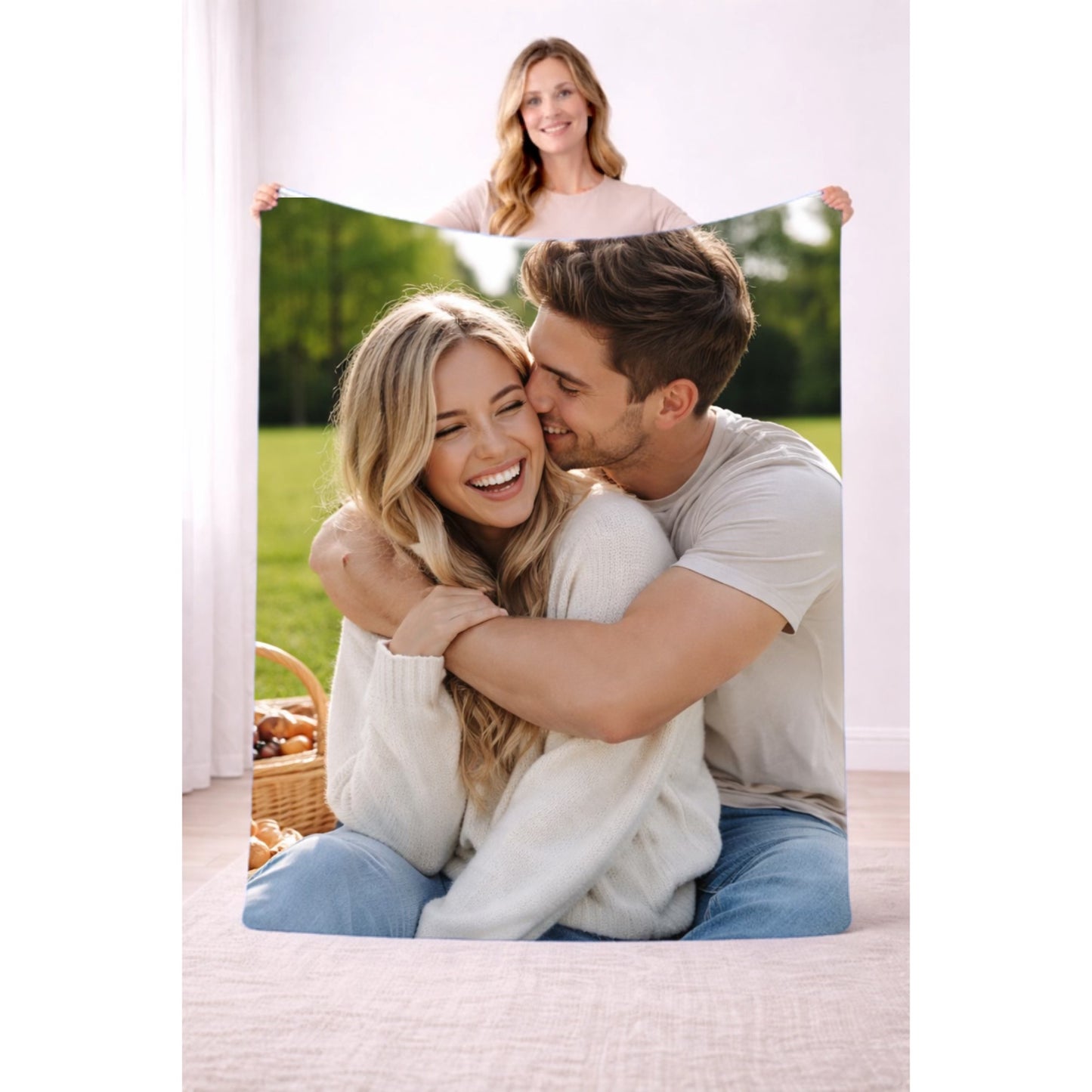 Double Sided Photo Blanket
