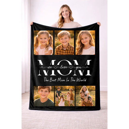 I Love You Mom Blanket