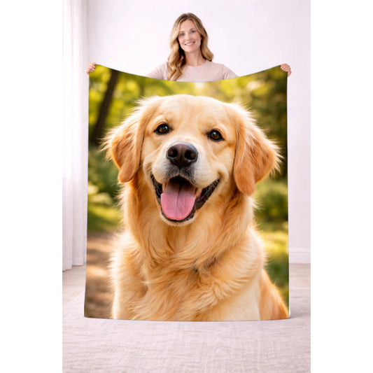 Full Pet Photo Blanket (Upload Your Photo)